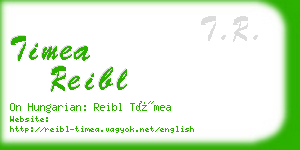 timea reibl business card